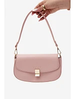 Malá kožená kabelka Růžová model 22220893 - Flora&Co