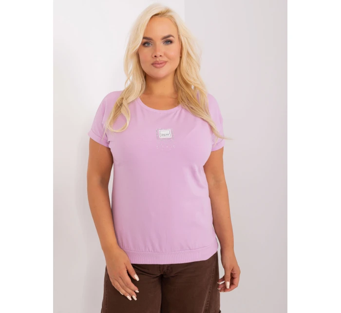 Bluzka RV BZ model 21271954 jasny fioletowy - FPrice Bluzka RV BZ model 21271954 jasny fioletowy - FPrice