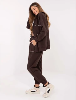 Komplet RV KMPL model 21399571 ciemny brązowy - FPrice