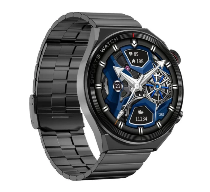 Chytré hodinky Black Metal + model 21804963 - RUBICON Chytré hodinky Black Metal + model 21804963 - RUBICON