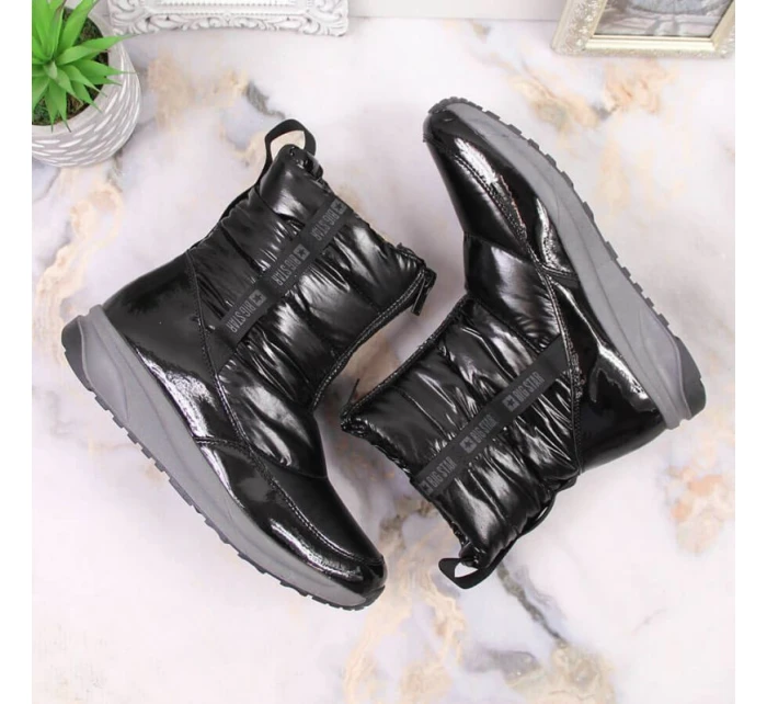 Dámske metalické snežnice W INT1785B - Big Star