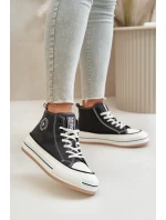 Zateplené Dámské Tenisky Na Platformě Eko Kůže Big Star model 21669602 Černé - Big Star Shoes