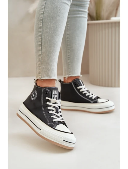 Zateplené Dámské Tenisky Na Platformě Eko Kůže Big Star model 21669602 Černé - Big Star Shoes