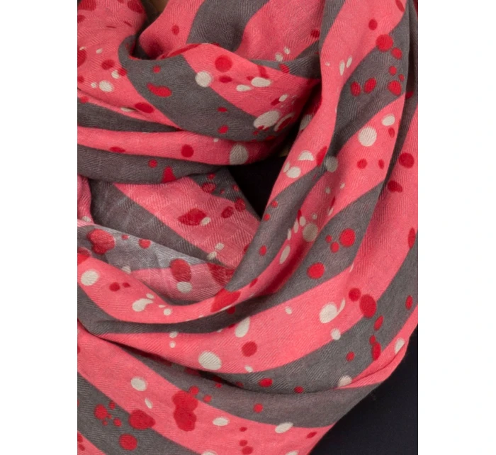 Tunelová šála AT KM model 21314336 růžová - FPrice