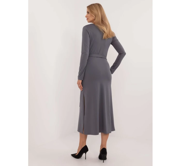 Šaty LK SK 509792.21P tmavo sivé Šaty LK SK 509792.21P tmavo sivé