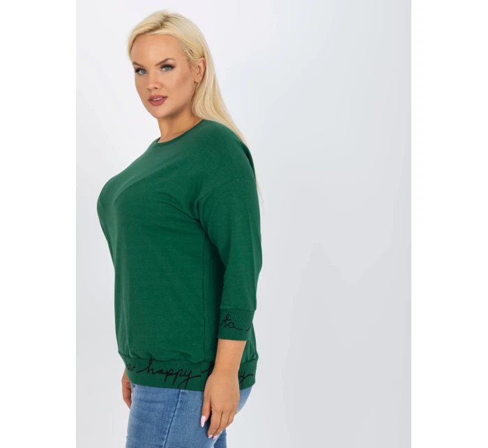 Mikina RV BL 5978.06P čierna a zelená