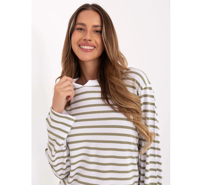 Blúzka RV BZ A895.24 olivovo zelená Blúzka RV BZ A895.24 olivovo zelená