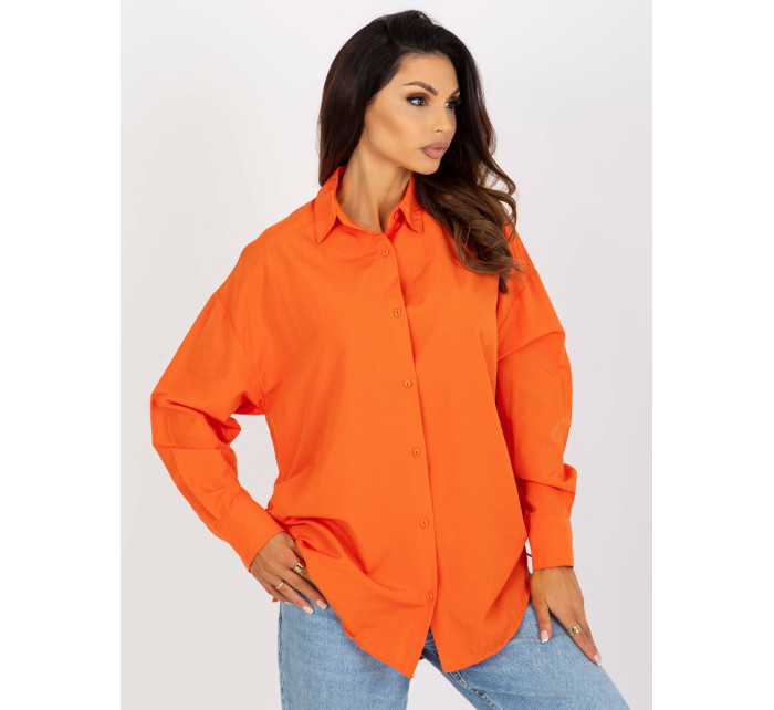 Dámska košeľa ku KS 7128.70 oranžová - FPrice