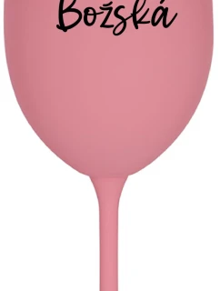 PANI BOŽSKÁ - ružový pohár na víno 350 ml