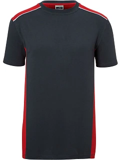 Daiber JN 860 Pánske pracovné tričko – Farba 02.0860 carbon/red