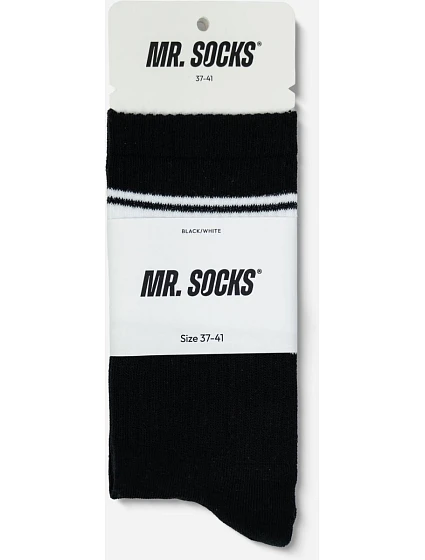 L Tenisové ponožky  black/white model 22455876 - Mr. Socks
