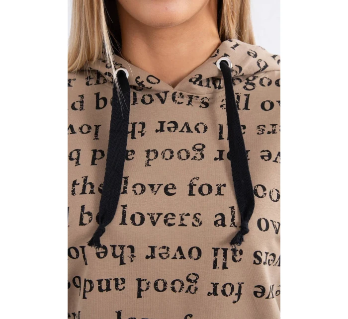 Súprava s potlačou vo farbe camel Súprava s potlačou vo farbe camel