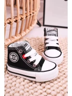 Dětské Tenisky Vysoké Se Zipem BIG STAR model 21545343 Černé - Big Star Shoes