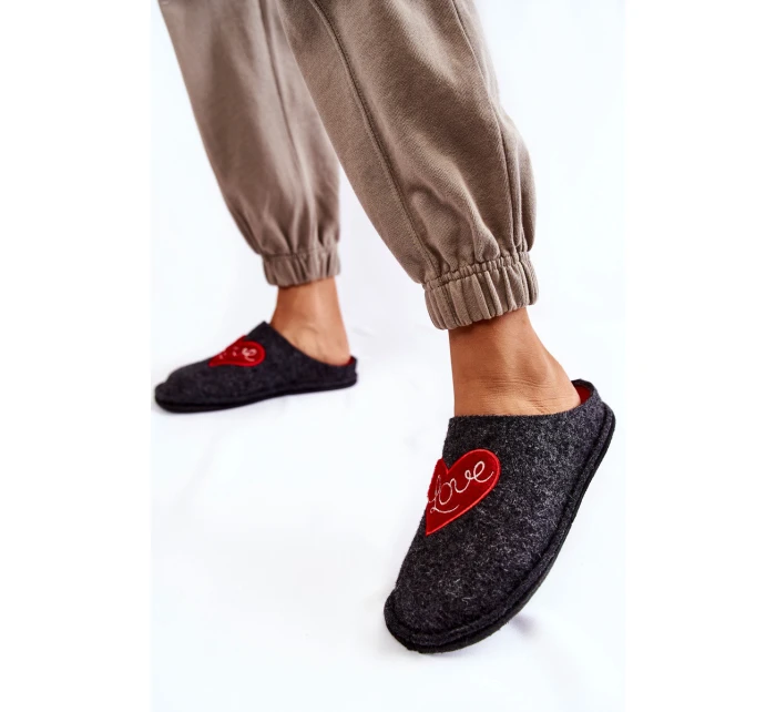 Domácí pantofle Big Star model 21600947 Černá a červená - Big Star Shoes