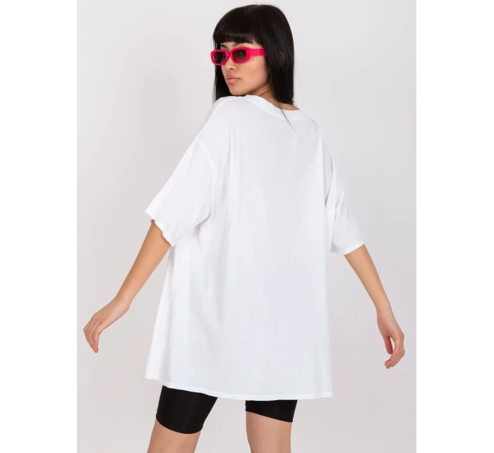 Tričko DHJ TS 6862.24X biela a ružová Tričko DHJ TS 6862.24X biela a ružová