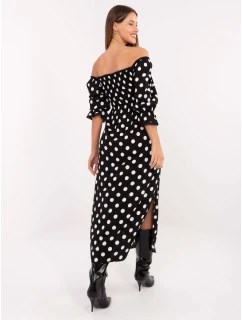 Šaty LK SK 510095 1.28 čiernobiele