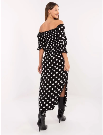 Šaty LK SK 510095 1.28 čiernobiele