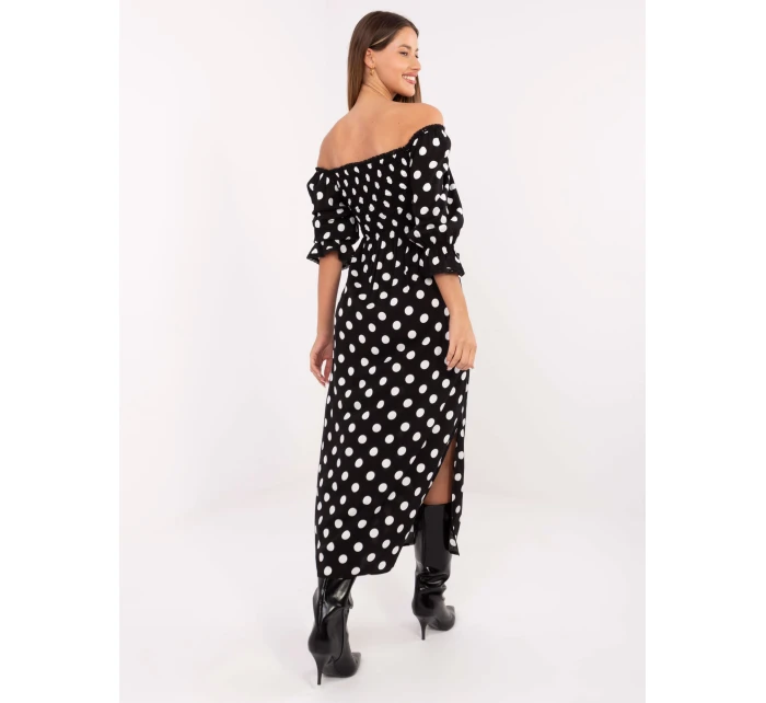 Šaty LK SK 510095 1.28 čiernobiele