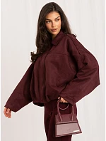 Kurtka MI KR model 22340894 bordowy - FPrice Kurtka MI KR model 22340894 bordowy - FPrice
