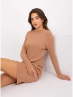 Sukienka PM SK model 18917654 camelowy - FPrice