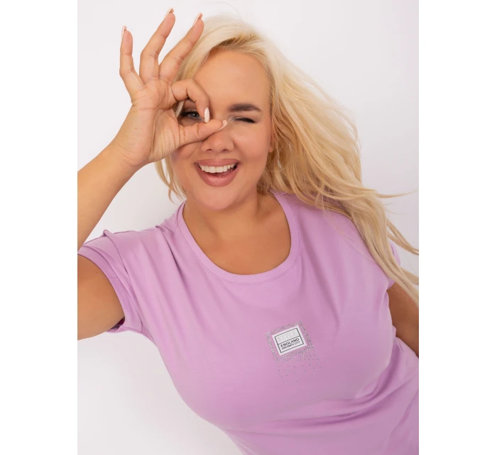 Bluzka RV BZ model 21271954 jasny fioletowy - FPrice Bluzka RV BZ model 21271954 jasny fioletowy - FPrice