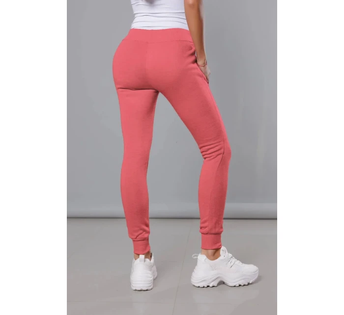 Růžové teplákové kalhoty model 15537898 - J.STYLE