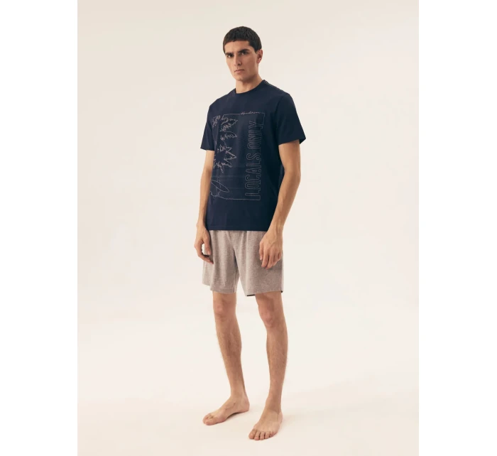 Pánske pyžamo 42598 Surf blue - HENDERSON