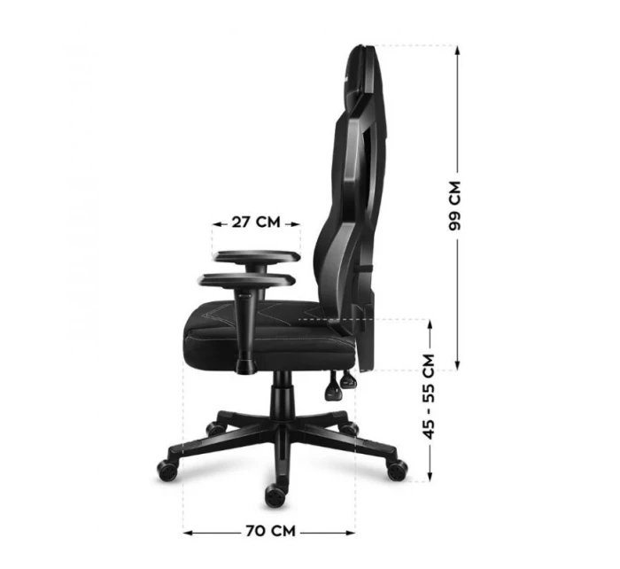 Herní židle Black RGB model 21352655 - Huzaro Herní židle Black RGB model 21352655 - Huzaro