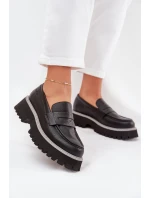 Dámské Mokasíny Na Platformě A Plochém Podpatku Big Star model 21705309 Černé - Big Star Shoes