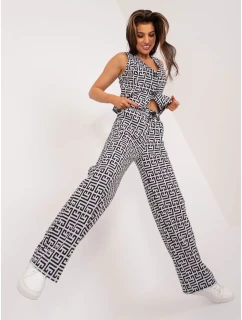 Nohavice LK SP 509563.20X sivá čierna