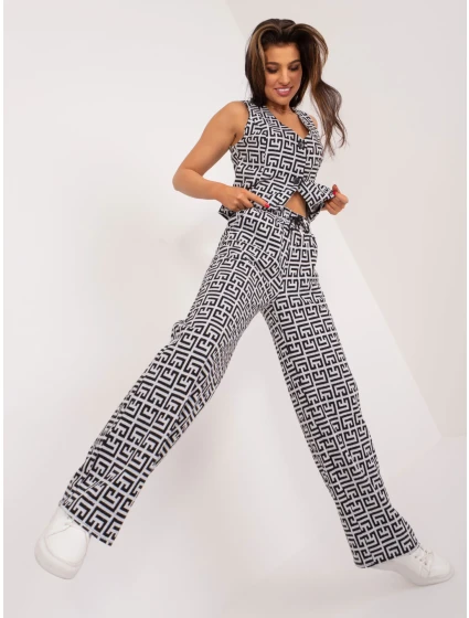 Nohavice LK SP 509563.20X sivá čierna