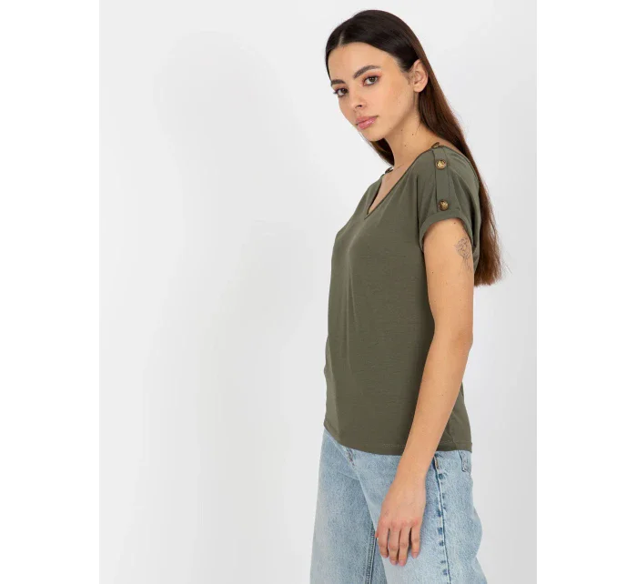 Dámska blúzka TW BZ BL 1006.56 tmavá khaki