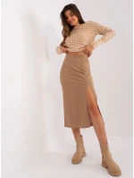 Dámska sukňa LK SD 509445.72P ťava - Lakerta