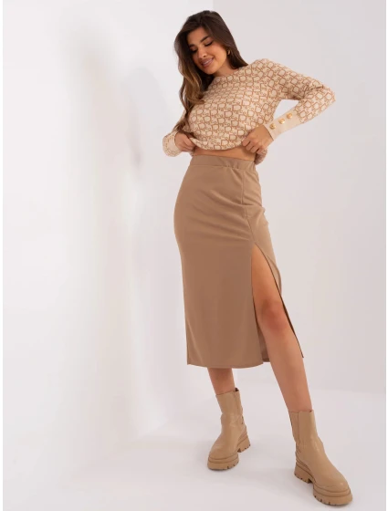 Dámska sukňa LK SD 509445.72P ťava - Lakerta