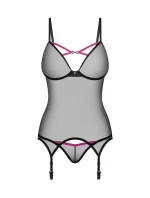 Dámský korzet černý model 22022606 - Obsessive Dámský korzet černý model 22022606 - Obsessive