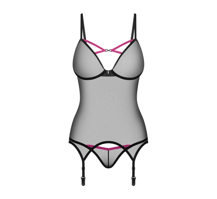 Dámský korzet černý model 22022606 - Obsessive Dámský korzet černý model 22022606 - Obsessive