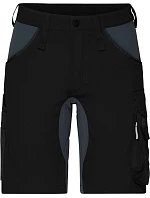 JN Pracovní elastické bermudy "Slim 02. black/carbon model 22532209 - Daiber JN Pracovní elastické bermudy "Slim 02. black/carbon model 22532209 - Daiber