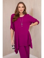 Súprava blúzka + nohavice s príveskom slivky Súprava blúzka + nohavice s príveskom slivky