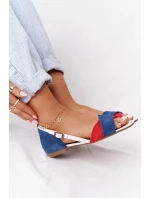 Kožené Sandály  Tmavě model 21551975 - Maciejka