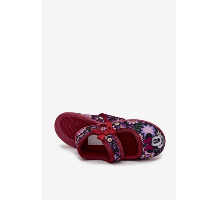 Balerínky Bačkory Pro Dívky MINNIE MOUSE Bordeaux Nomi