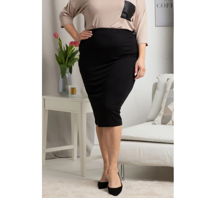 Dámska sukňa P352 čierna - Karko