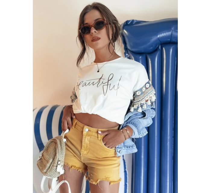 Dámské šortky žluté Dstreet model 21977820 - FashionStreet