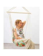 BRAZÍLSKA ZÁVESNÁ SEDACIA SEDAČKA HAMAK 100x50cm PRÍRODA S TROPICKOU DŽUNGĽOU PUSH CUSHION BRAZÍLSKA ZÁVESNÁ SEDACIA SEDAČKA HAMAK 100x50cm PRÍRODA S TROPICKOU DŽUNGĽOU PUSH CUSHION