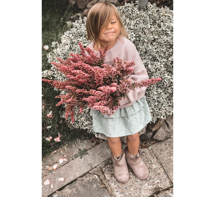 Dziecięce Ocieplane Botki Śniegowce Ciemny Beż Gooby