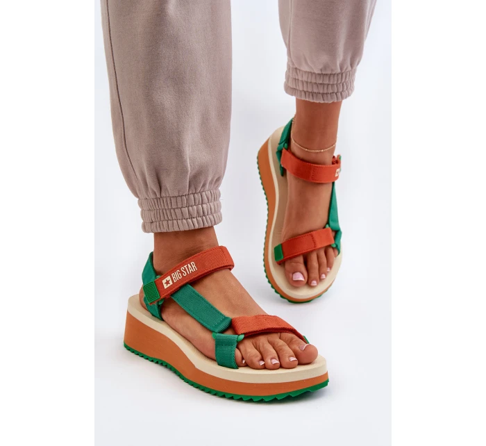 Dámské sandály na platformě a Big Star model 21652819 - Big Star Shoes