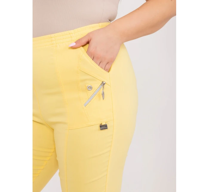 Spodnie AT SP model 19658773 jasny żółty - FPrice