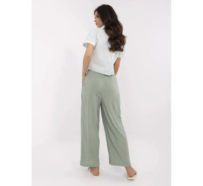 Spodnie model 21057952 pistacjowy - FPrice Spodnie model 21057952 pistacjowy - FPrice