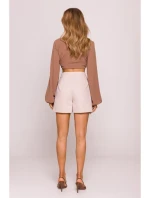 model 21136117 Džínové šortky béžové - Moe