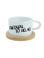 I WON'T DO IT - biely pohár na makrónky 200 ml