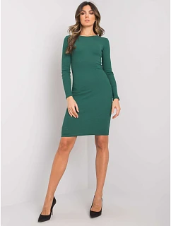 Dámske šaty RV SK 5131.18P tmavo zelené - FPrice